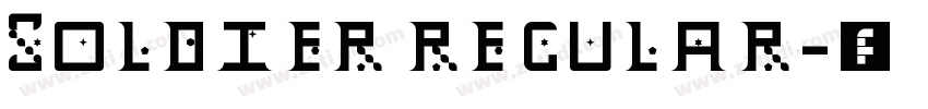 Soldier Regular字体转换